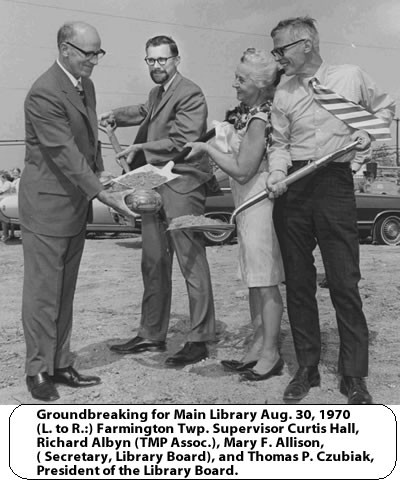 Groudbreaking for the new Main Libary