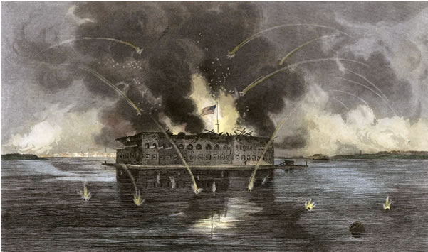 Charleston Harbor: Bombardment of Fort Sumter